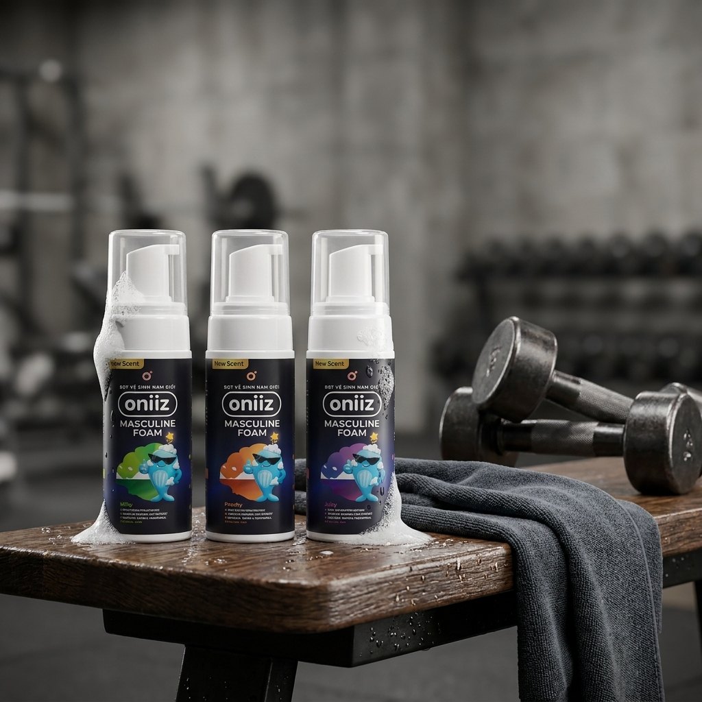 premium product photography of the three oniiz b